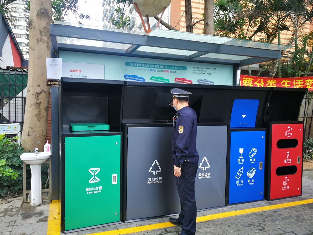 除臭垃圾分类厢房